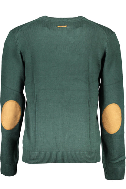 GIAN MARCO VENTURI MEN'S GREEN SWEATER