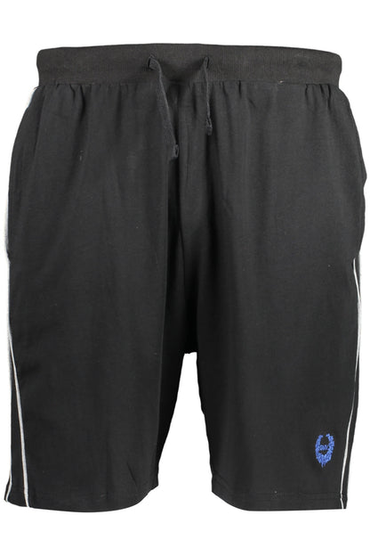 GIAN MARCO VENTURI MEN'S BLACK SHORT PANTS