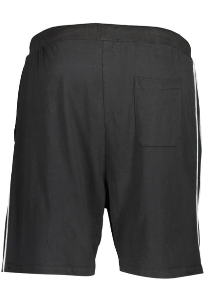 GIAN MARCO VENTURI MEN'S BLACK SHORT PANTS