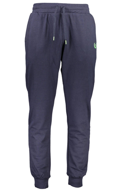 GIAN MARCO VENTURI MEN'S BLUE TROUSERS