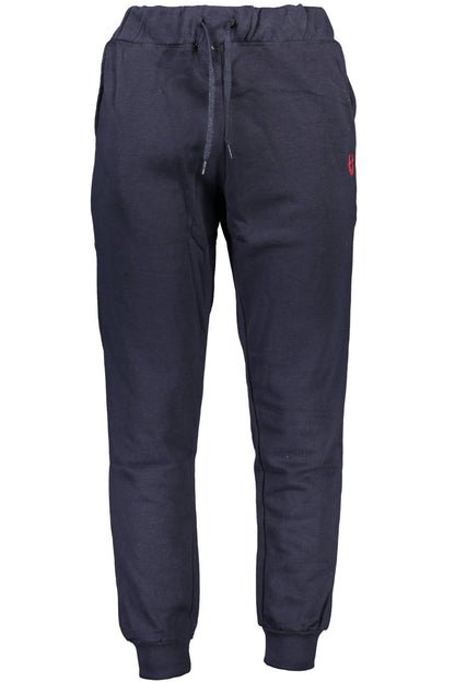GIAN MARCO VENTURI MEN'S BLUE TROUSERS
