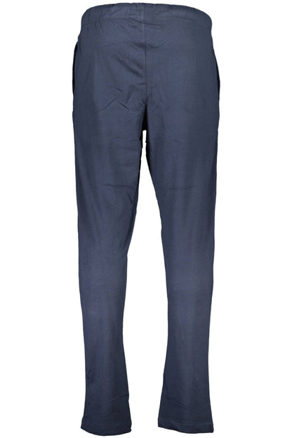 GIAN MARCO VENTURI MEN'S BLUE TROUSERS