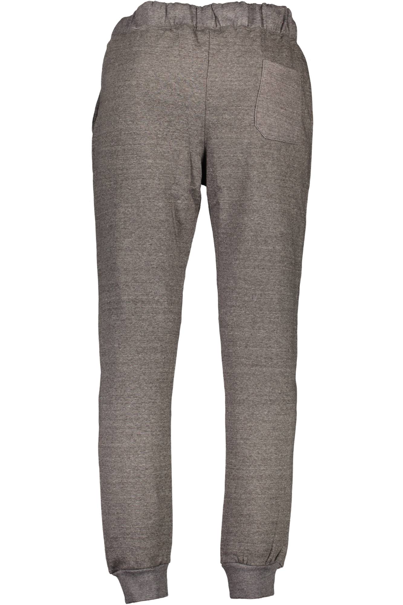 GIAN MARCO VENTURI MEN'S TROUSERS GREY