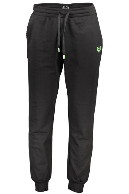 GIAN MARCO VENTURI BLACK MEN'S PANTS