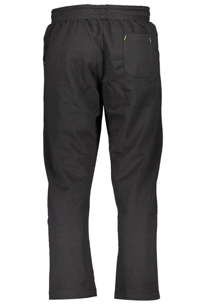 GIAN MARCO VENTURI BLACK MEN'S PANTS