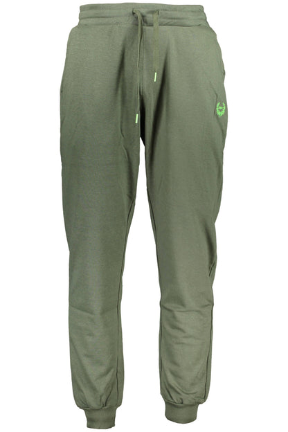 GIAN MARCO VENTURI MEN'S GREEN TROUSERS