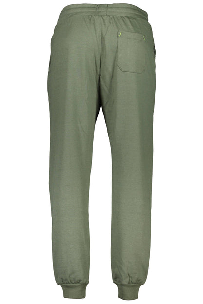 GIAN MARCO VENTURI MEN'S GREEN TROUSERS
