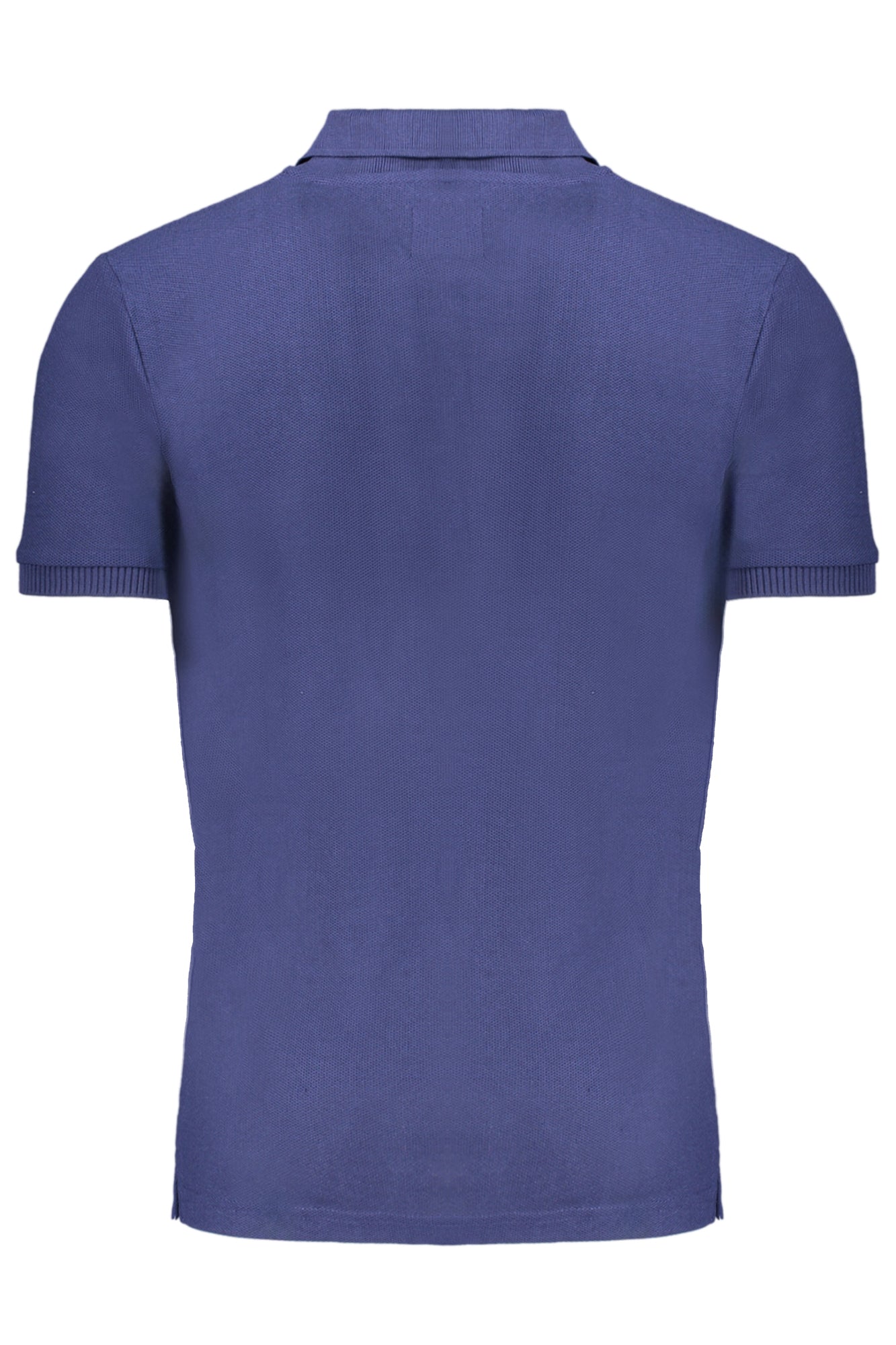 GIAN MARCO VENTURI MEN'S SHORT SLEEVED POLO SHIRT BLUE
