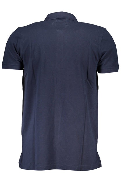 GIAN MARCO VENTURI MEN'S SHORT SLEEVE POLO BLUE