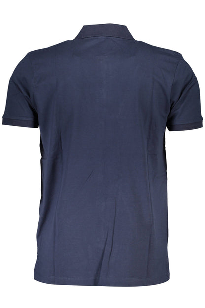 GIAN MARCO VENTURI MEN'S SHORT SLEEVE POLO BLUE