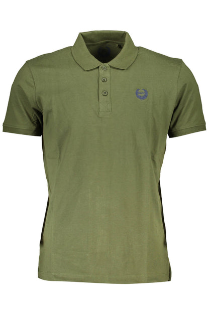 GIAN MARCO VENTURI MEN'S SHORT SLEEVE POLO GREEN