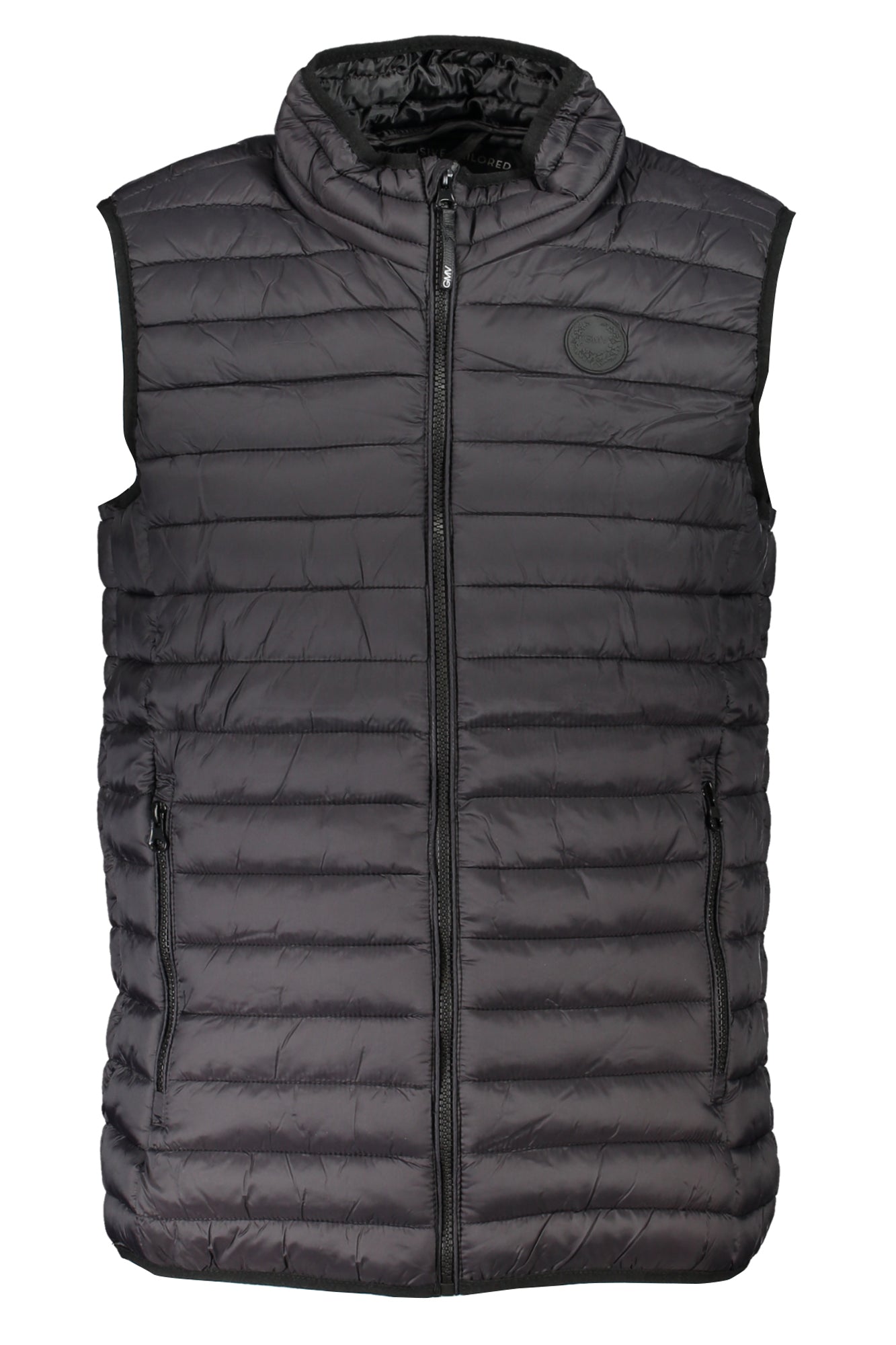 GIAN MARCO VENTURI BLACK MEN'S SLEEVELESS