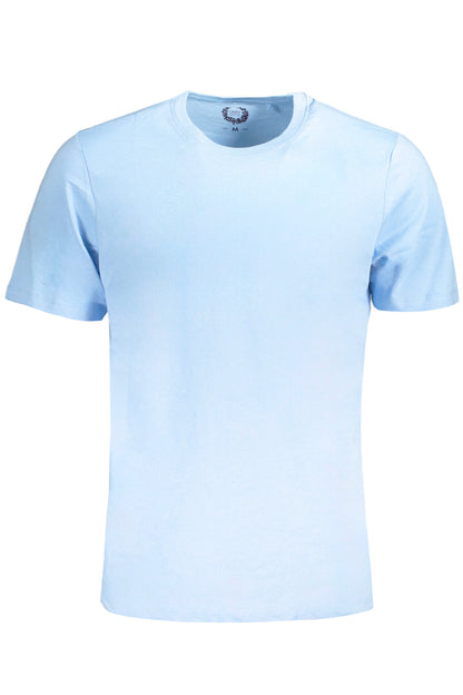 GIAN MARCO VENTURI MEN'S SHORT SLEEVED T-SHIRT BLUE
