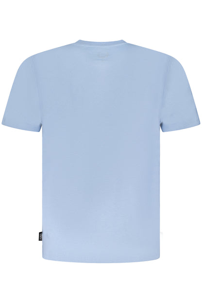 GIAN MARCO VENTURI MEN'S SHORT SLEEVE T-SHIRT BLUE