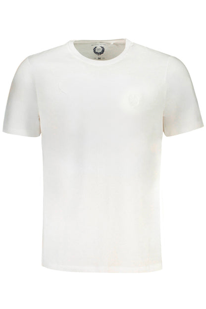 GIAN MARCO VENTURI MEN'S SHORT SLEEVED T-SHIRT WHITE