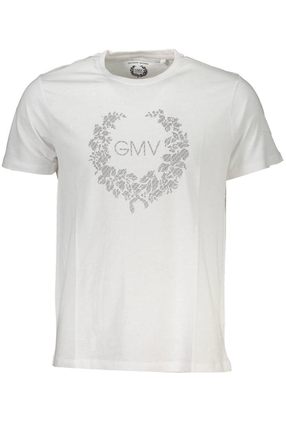GIAN MARCO VENTURI MEN'S SHORT SLEEVE T-SHIRT WHITE