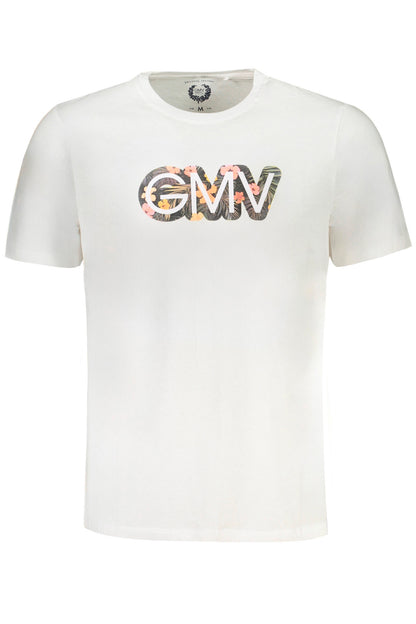 GIAN MARCO VENTURI MEN'S SHORT SLEEVED T-SHIRT WHITE