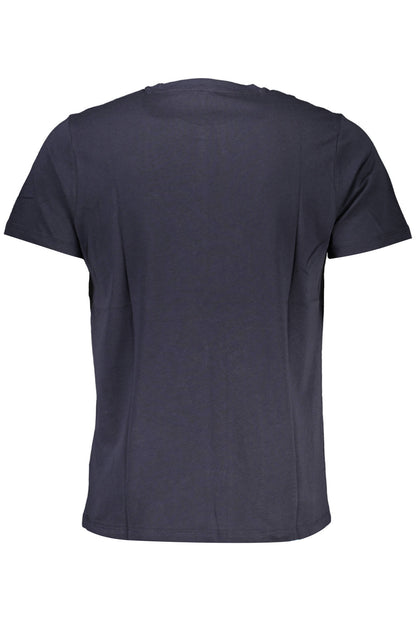 GIAN MARCO VENTURI MEN'S SHORT SLEEVED T-SHIRT BLUE