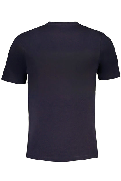 GIAN MARCO VENTURI MEN'S SHORT SLEEVED T-SHIRT BLUE
