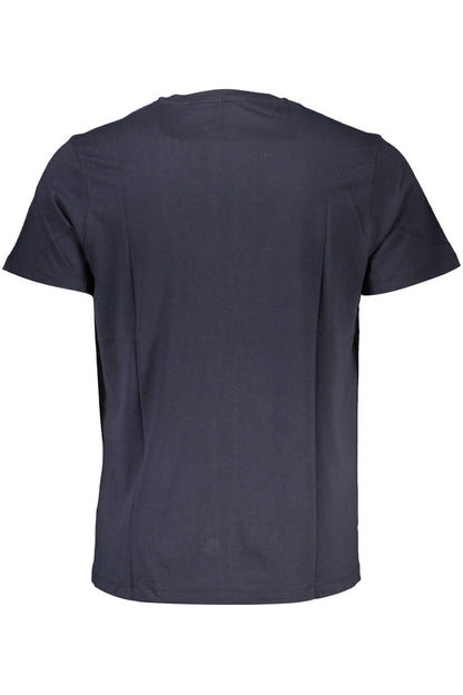 GIAN MARCO VENTURI MEN'S SHORT SLEEVE T-SHIRT BLUE