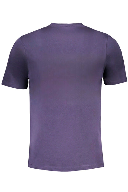 GIAN MARCO VENTURI MEN'S SHORT SLEEVED T-SHIRT BLUE