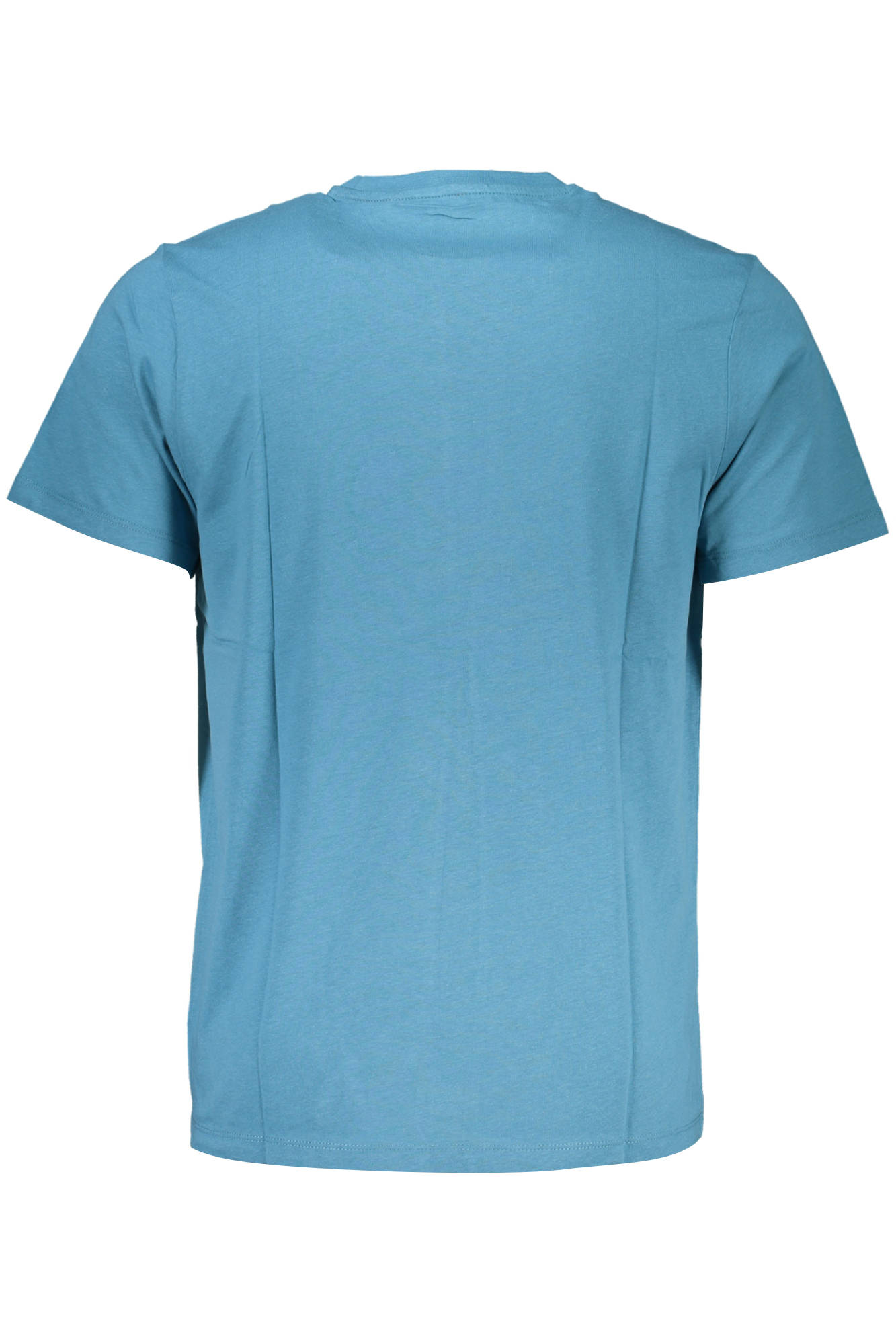 GIAN MARCO VENTURI MEN'S SHORT SLEEVE T-SHIRT BLUE