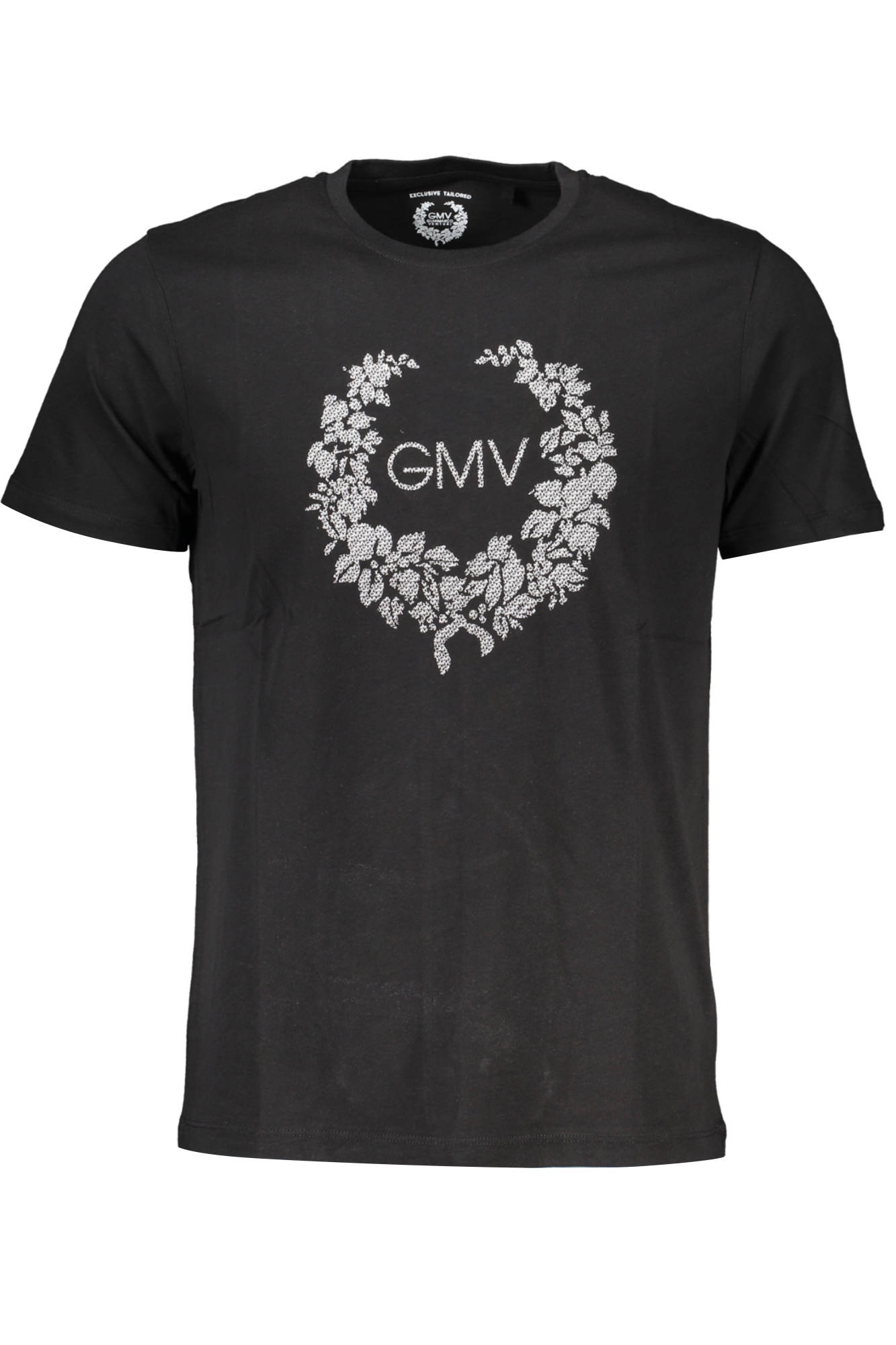 GIAN MARCO VENTURI MEN'S SHORT SLEEVE T-SHIRT BLACK
