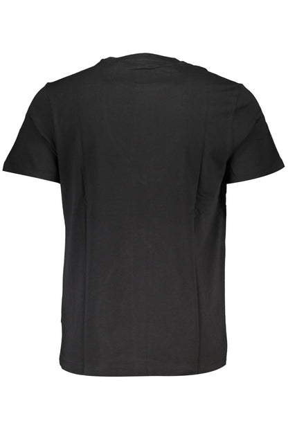 GIAN MARCO VENTURI BLACK MAN SHORT SLEEVE T-SHIRT