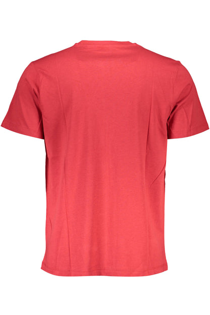 GIAN MARCO VENTURI MEN'S SHORT SLEEVE T-SHIRT RED