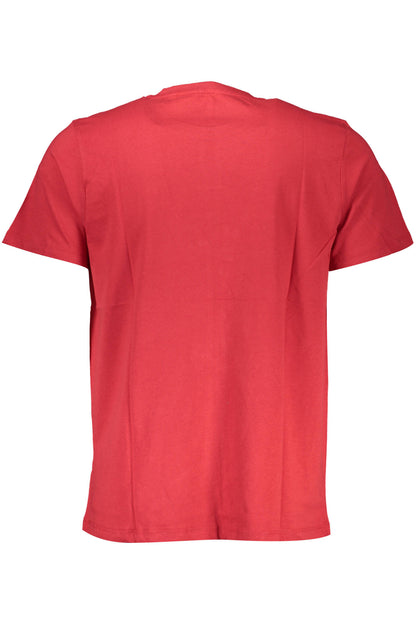 GIAN MARCO VENTURI MEN'S SHORT SLEEVE T-SHIRT RED
