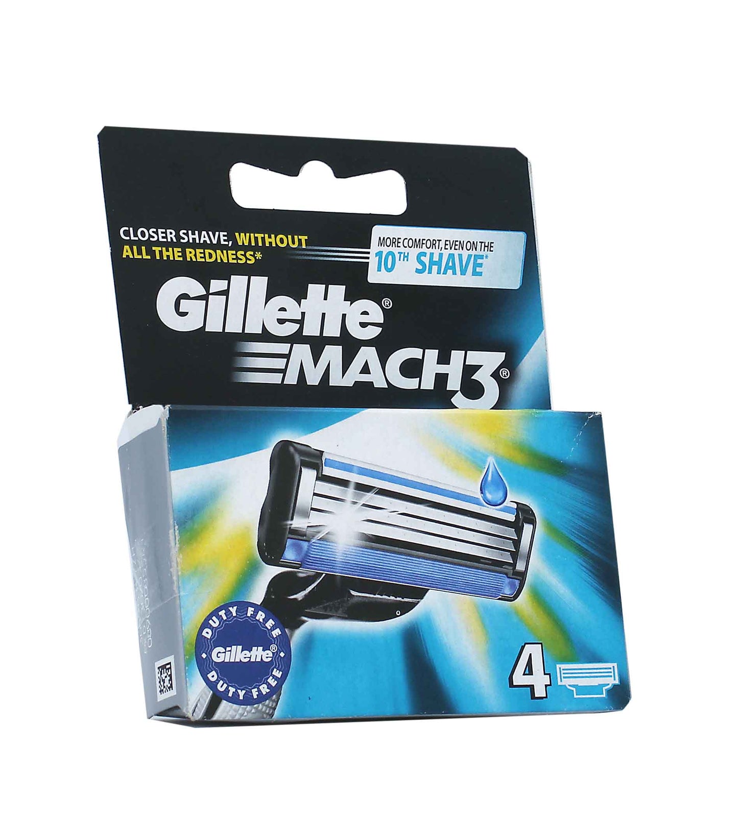 Gillette Mach3 spare blades for men 4 ks