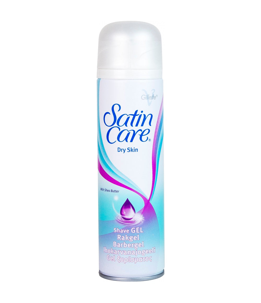Gillette Satin Care shaving gel for dry skin for women 200 ml