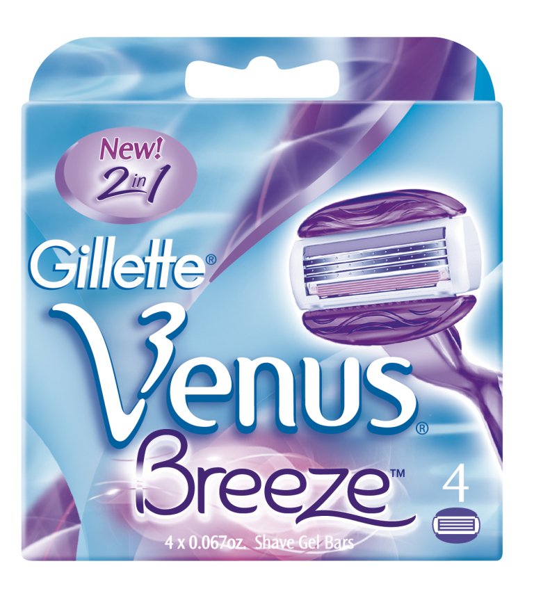 Lames de rechange Gillette Venus Breeze 4 pièces pour femmes