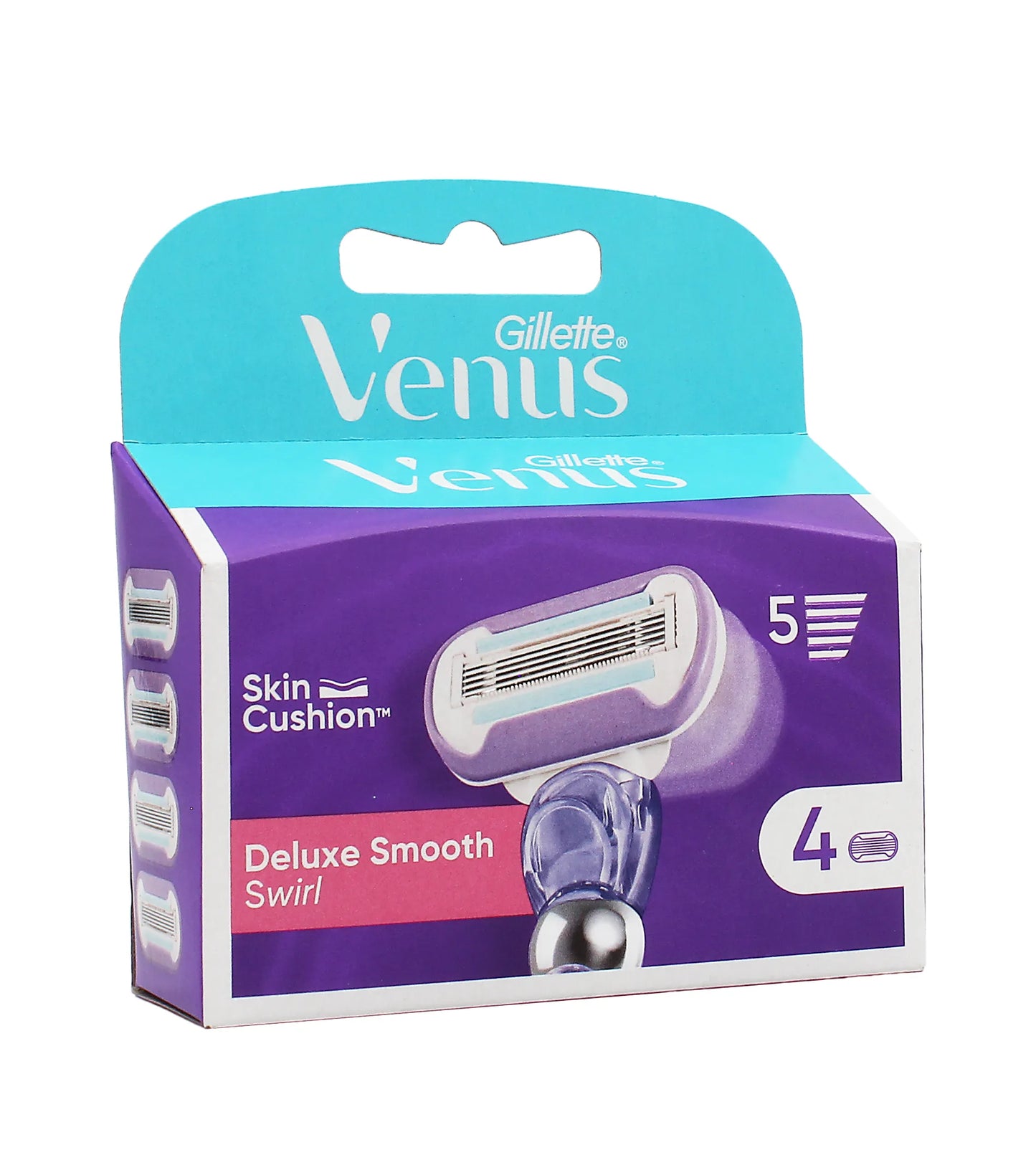 Gillette Venus Swirl Extra Smooth Replacement Heads 4pcs