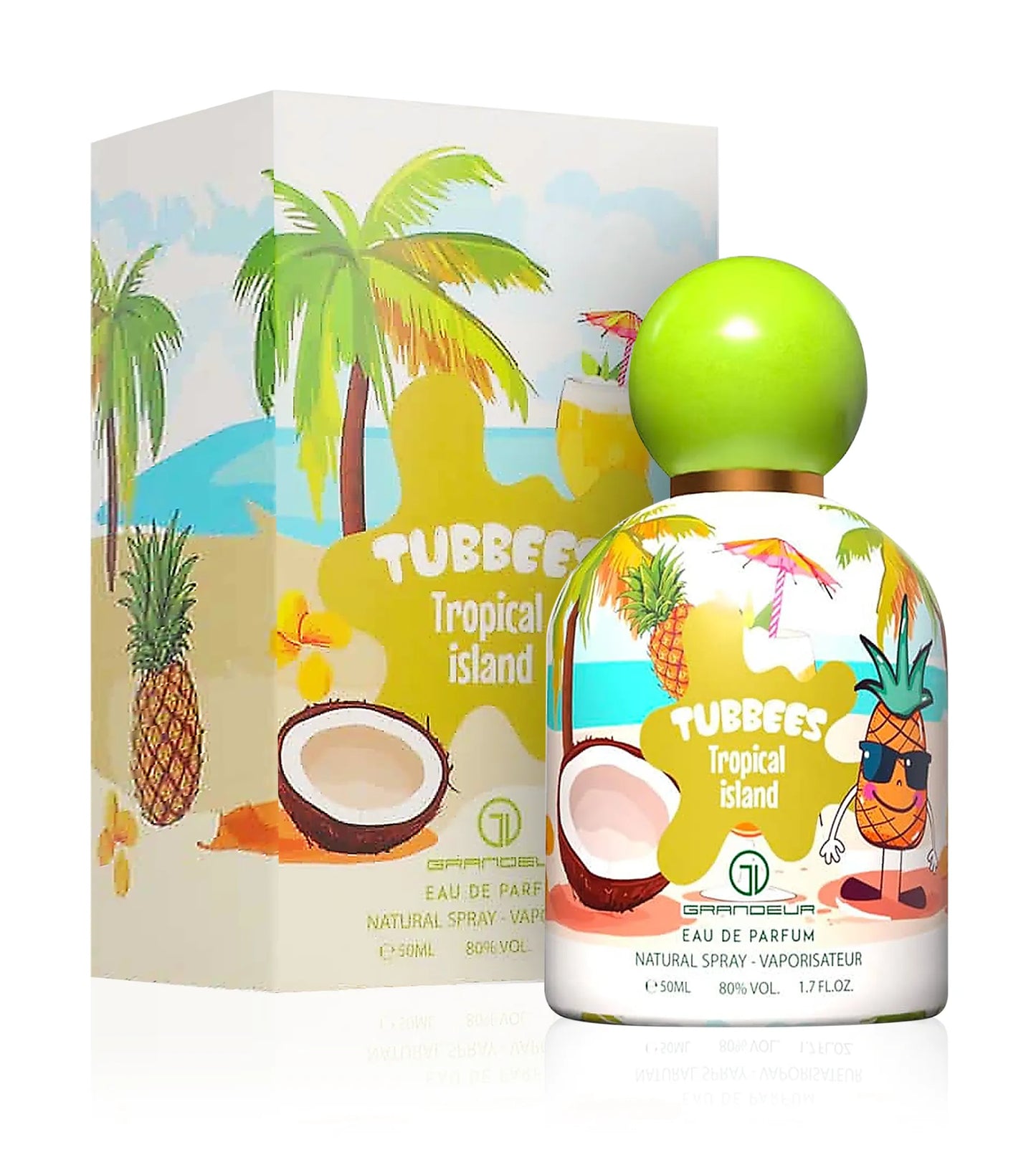 Grandeur Tubbees Tropical Island Eau de Parfum Unisexe 50 ml