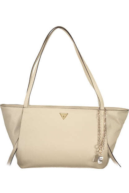 GUESS JEANS WOMEN'S BEIGE BAG