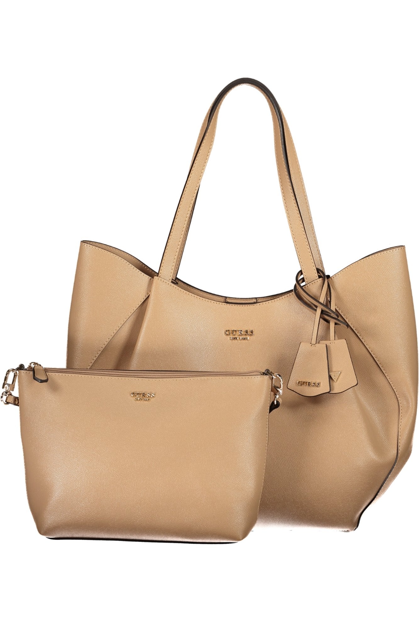 GUESS JEANS WOMEN'S BEIGE BAG