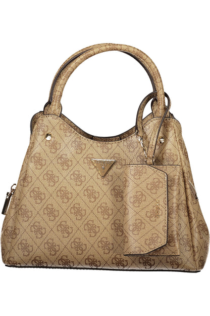 GUESS JEANS WOMEN'S BEIGE BAG