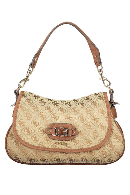 GUESS JEANS WOMEN'S BEIGE BAG