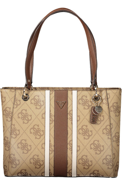 SAC BEIGE GUESS JEANS POUR FEMME