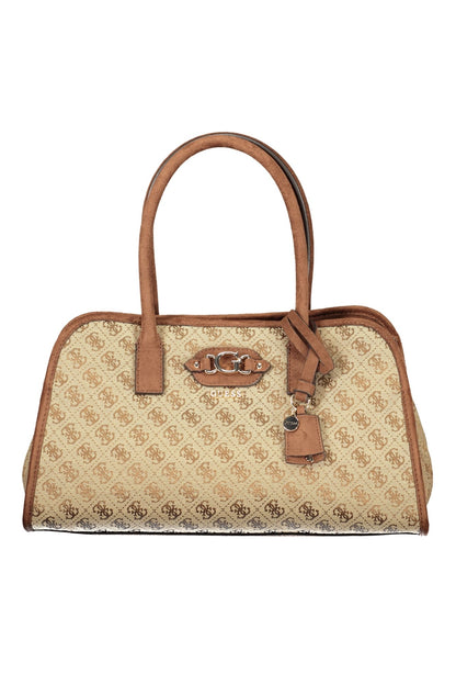 GUESS JEANS WOMEN'S BEIGE BAG
