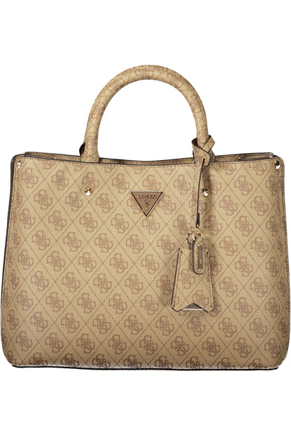 GUESS JEANS WOMEN'S BEIGE BAG