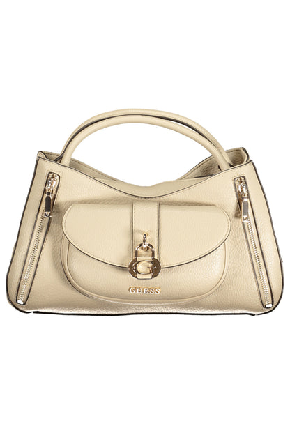 GUESS JEANS WOMEN'S BEIGE BAG