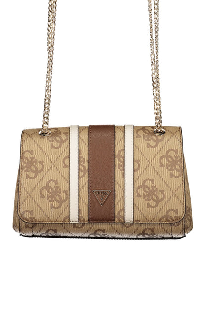 SAC BEIGE GUESS JEANS POUR FEMME