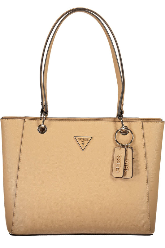 SAC BEIGE GUESS JEANS POUR FEMME