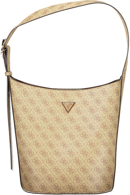 GUESS JEANS WOMEN'S BEIGE BAG