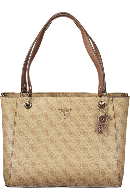 GUESS JEANS WOMEN'S BEIGE BAG