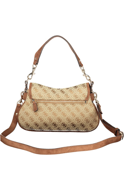 GUESS JEANS WOMEN'S BEIGE BAG