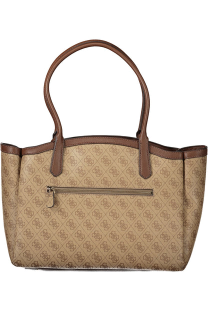 GUESS JEANS WOMEN'S BEIGE BAG