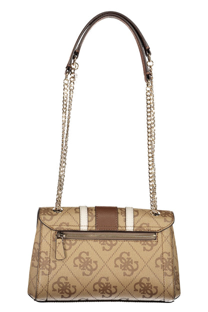 SAC BEIGE GUESS JEANS POUR FEMME